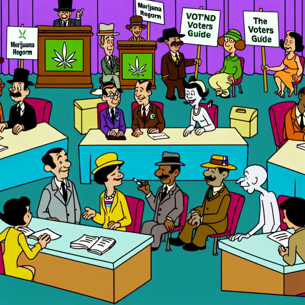 Guías de votantes para elecciones en EE. UU. sobre marihuana.